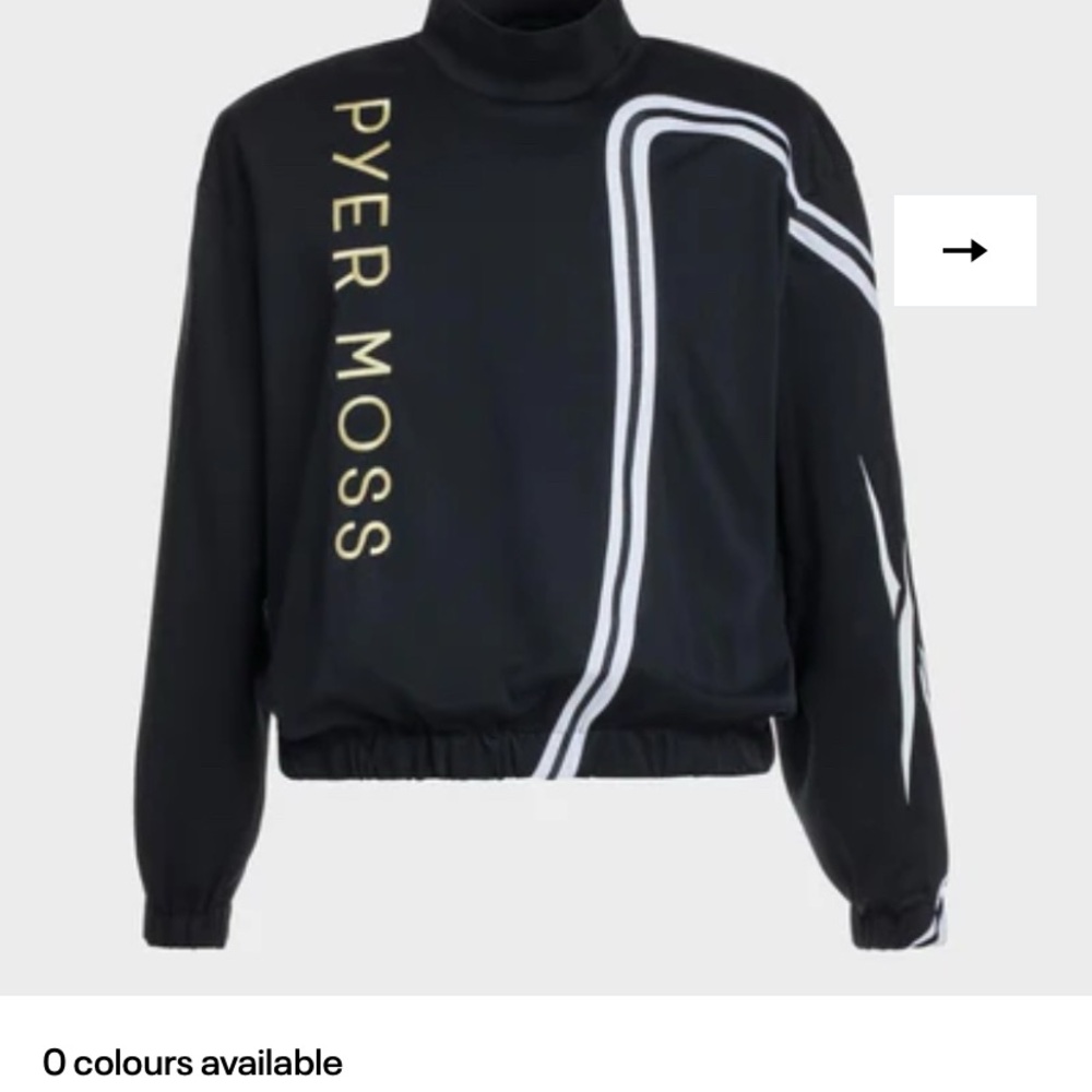 Pyer Moss Black Turtleneck Sweater